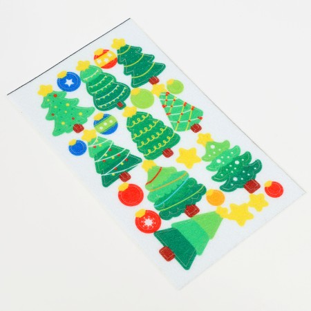 Stickers from felt "Christmas trees", 11 x 18.5 cm, 22 pcs-2