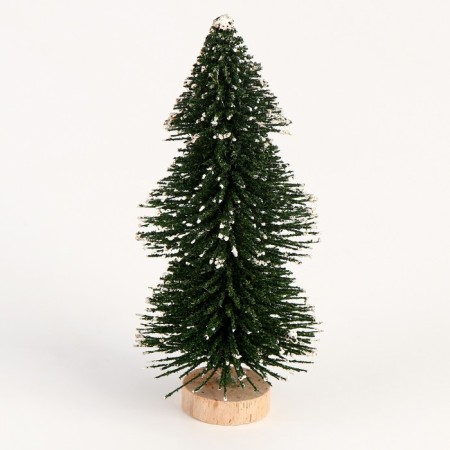 Miniature Puppet "Christmas tree with snow", set 2 pcs., Size 1 pc. - 14 × 6 × 6 cm-1