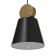 Lamp Bayerlux 2285/1b LED black and gold 20x20x24-124 cm