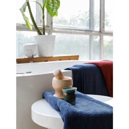 Tkano Essential towel, 612 gr, size 70x140 cm, dark blue color-5
