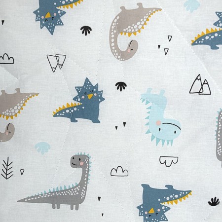 Dinopupsi children's blanket, swan fluff, size 110x140 cm-4