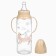 A set of bottles for feeding "Forest animals" 150 and 250 ml, straight, beige color