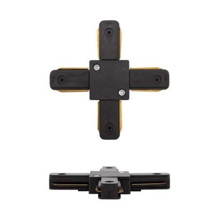 Connector for single-phase tire pipeline X-shaped black rexant-1