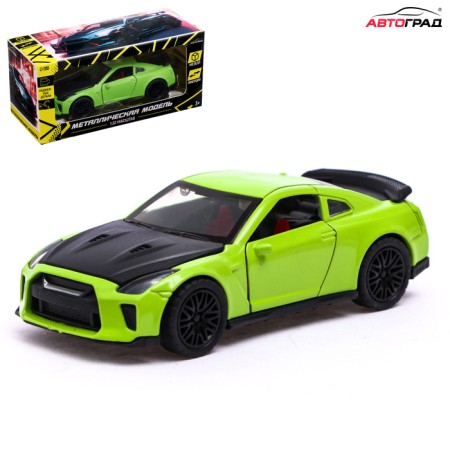 Metal machine "Sportser", inertia, doors, trunk, green color open