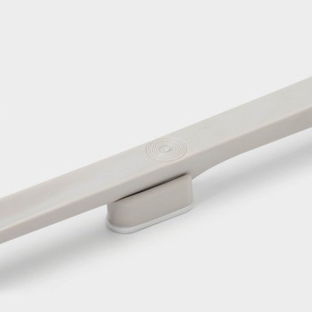 A spoon for shoes with a magnetic holder, 61.5x4.1x2 cm, plastic, white color-2