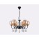 Ambrella Light Traditional, 6x40W E27 chandelier, black gold color
