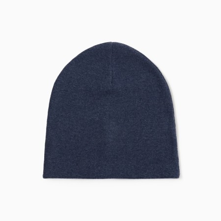 Women's cap, blue melange color, rr 54-56-2