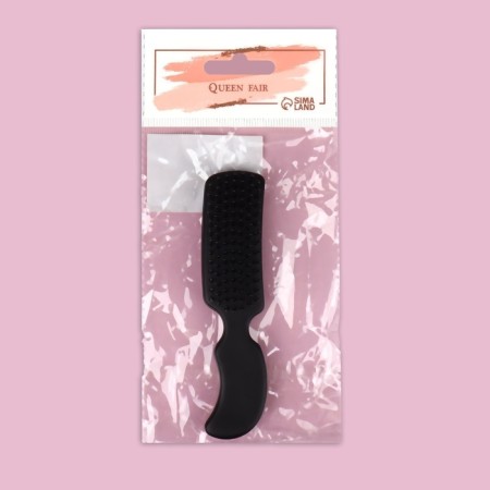 Comb-comb there is a massage, 3 × 13.8 cm, black color-3