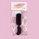 Comb-comb there is a massage, 3 × 13.8 cm, black color