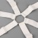 Clamps on elastic band, with regulators, on 4 angles and 2 sides, 2 × 240 cm, white color