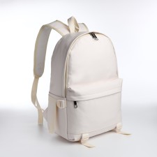 Youth backpack on lightning, 3 pockets, white color