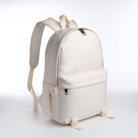 Youth backpack on lightning, 3 pockets, white color