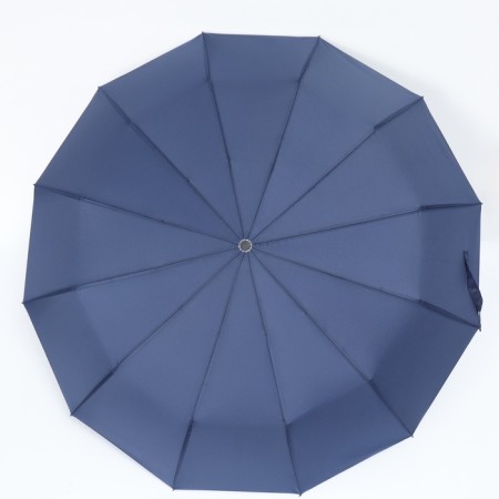 Automatic umbrella "Lanford", 3 additions, 12 spokes, r = 53 cm, dark blue color-14