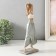 Polystone souvenir "Girl practicing yoga" 11x6.5x27 cm