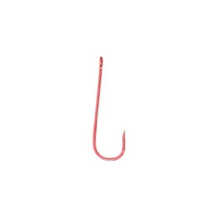 The hook KOI Round Bend, size 18 int, color Red 10 pcs.