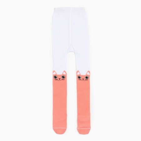 Pantyhose children's kaftan "cat", 116-122 cm, pink-1