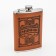 Flask for alcohol and water, 270 ml, "real man", stainless steel, gift, 9 oz