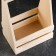 Box for beer 22.5x15.5x33 cm for 6 bottles, natural