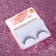Falled eyelashes "Witter", without glue, black color
