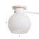 Paula chandelier 5x60W E27 white, tree 58x58x30cm