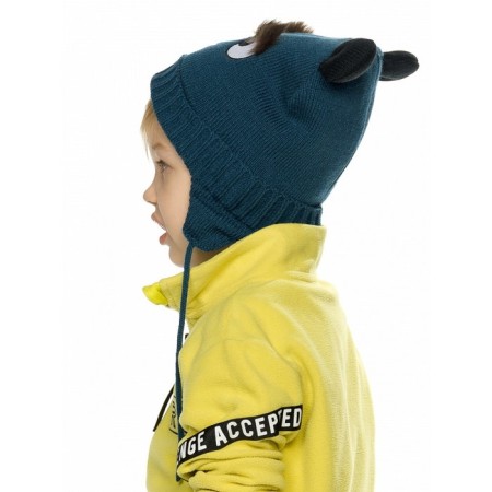 Hat for boys, size 50-51, blue color-2