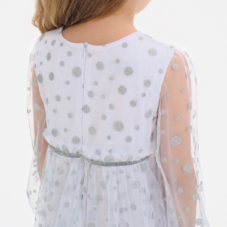 Baby dress "Snowflake" Kaftan p. 30 (98-104 cm)-3
