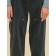 Pants for girls, height 146 cm, dark gray color