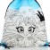 Bag for painting "Pony" 34x40 cm, spanbond