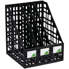 Paper tray Vertical Istanm, Devil, 4 departments, black