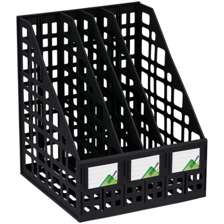 Paper tray Vertical Istanm, Devil, 4 departments, black