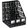 Paper tray Vertical Istanm, Devil, 4 departments, black