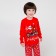 Pajama nursery, red color, height 104 cm