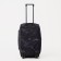 Road bag on wheels, a lightning department, with an increase, an outer pocket, black color