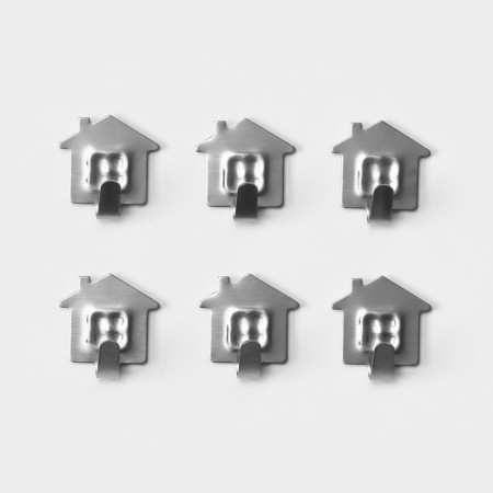 Self -adhesive hooks Savanna "House", 6 pcs-3