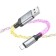 Hoco U112, Lightning cable, 2.4 A, 1 m, luminous, gut