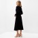 Women's knitted dress Minaku: Basic Line Color Black, Rr. 48