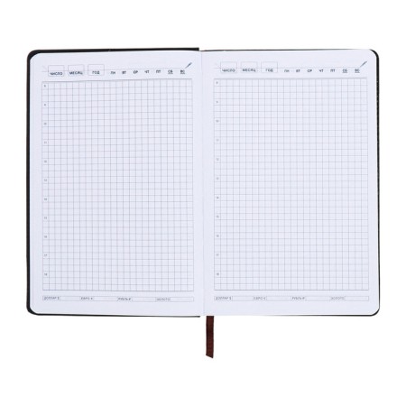 Lotted Diary, A5, 140l, Cage, Region Kozhzam, Gray-9