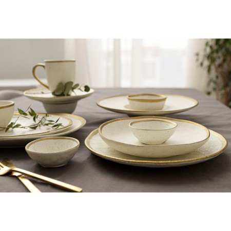 Porcelain dining porcelain Magistro poursephona, d = 27 cm, beige color-7