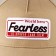 Women's cap Fearless, beige color, rr 56