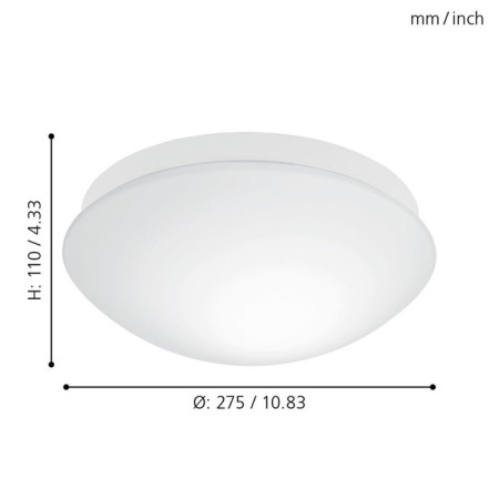 Lamp Bari-M, 1x20W E27, white color-1