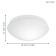 Lamp Bari-M, 1x20W E27, white color