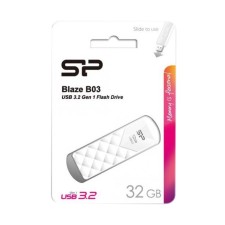 USB флеш накопитель 32 Gb Silicon Power Blaze B03 White USB 3.0 SP032GBUF3B03V1W