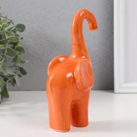 Souvenir Ceramics "Elephant, trunks" Color Mix 6x8x15 cm-3