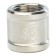 The coupling Stout SFT-0006-001212, 1/2 ", internal/internal thread, nickelled brass