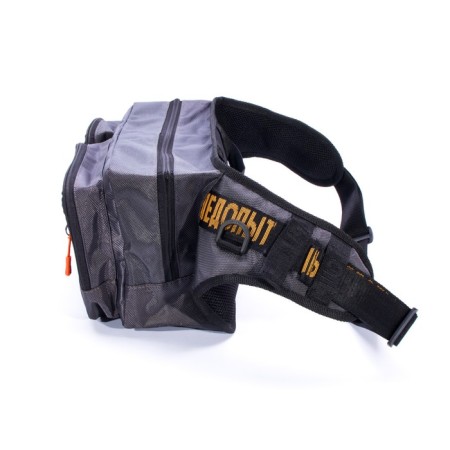 Bag Fisheries Frying Fitting Hip Bag, 28x21x17 cm, color gray color-4