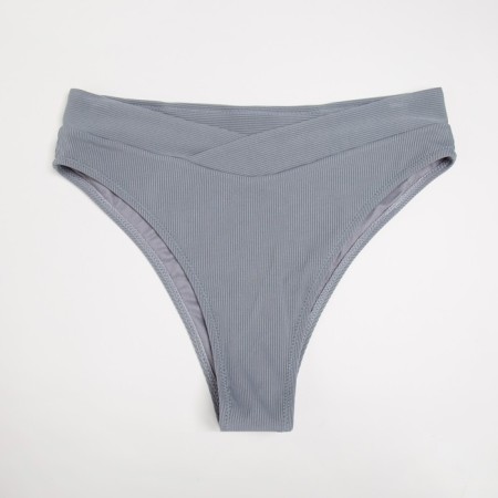 Female women's swimming trunks are high, gray color, size 44-5