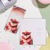 Happy birthday postcard "Happy Birthday!" Strawberry cake, 8x16.3 cm