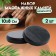 A set of massage stones from basalt, 2 pcs, 10 x 8 cm