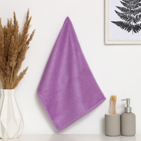 Tenle Ethel towel Lilac color 30x60cm, 350 g/m2, 70% cotton, 30% bamboo