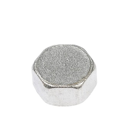 Otmo plug, 1/2 ", internal thread, nickel -plated brass